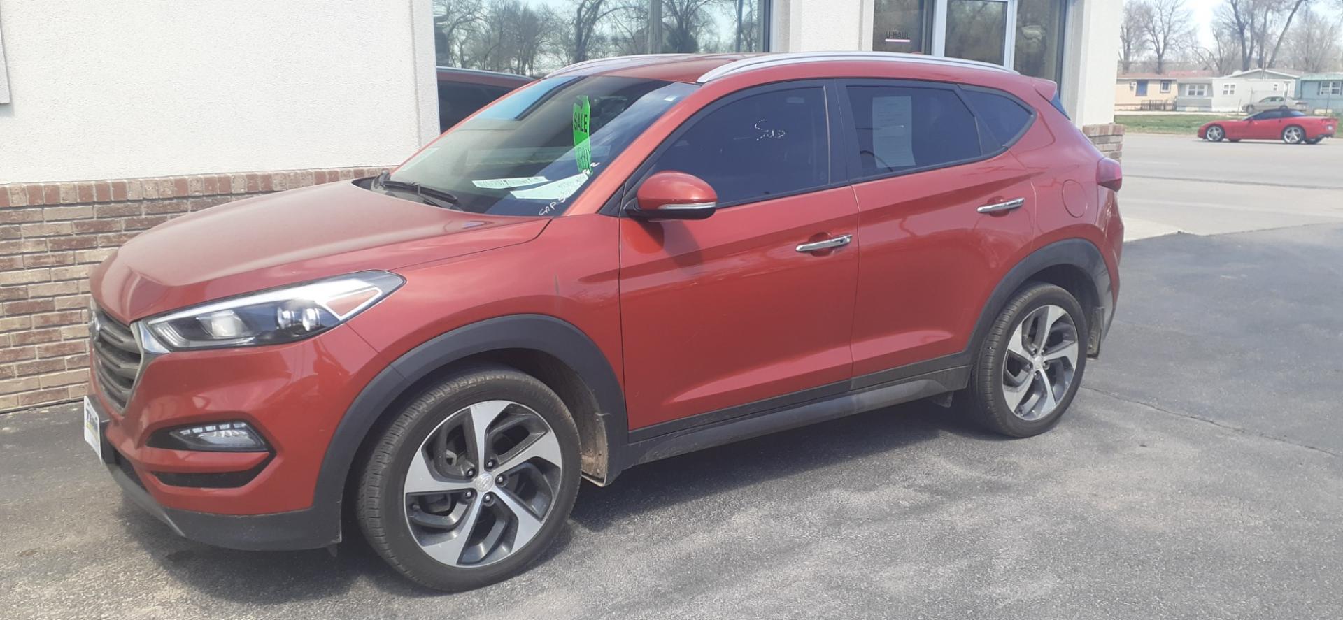 2016 Hyundai Tucson Eco AWD (KM8J3CA24GU) with an 1.6L L4 DOHC 16V engine, 7A transmission, located at 2015 Cambell Street, Rapid City, SD, 57701, (605) 342-8326, 44.066433, -103.191772 - CARFAX AVAILABLE - Photo#1